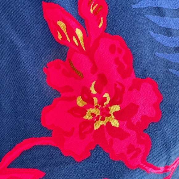 NWT Lilly Pulitzer Bryson Long Sleeve Dress, Blue Med Never Ending Summer Sz L - Picture 3 of 8